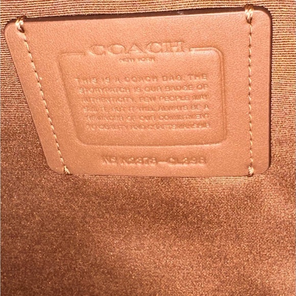 Coach Tan Leather Tote Bag - Picture 2 of 6